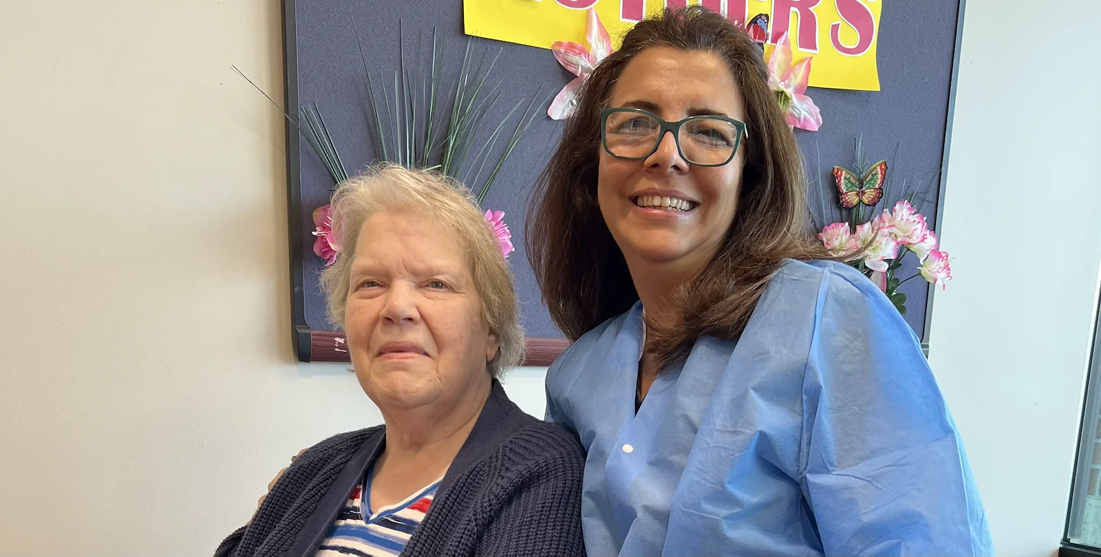 Our Nursing Director & Administrator, Mojgan with another one of her happy clients.