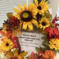 Camellia Gardens Gracious Retirement Living Hawthorn Senior Independent Living in Maynard, Massachusetts pop-up craft event