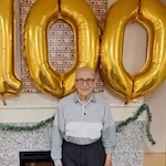 WWII Veteran and Resident of Harvester Place Turns 100!