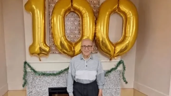 WWII Veteran and Resident of Harvester Place Turns 100!
