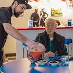 Fieldstone Memory Care of Bainbridge resident dining