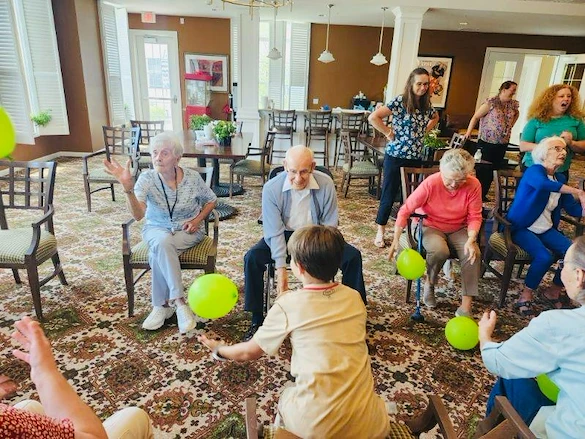 Ashton Commons Wexford, PA, residents having fun staying active