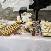 snack table at Parkrose Chateau Gracious Retirement Living Hawthorn Senior Independent Living in Portland, Oregon