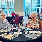 Hidden Lakes Senior Living Community Vero Beach, FL, residents enjoying good company