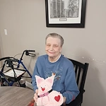 American House Dearborn Heights, senior living community offering independent living and respite care in Dearborn Heights, MI, resident smiling