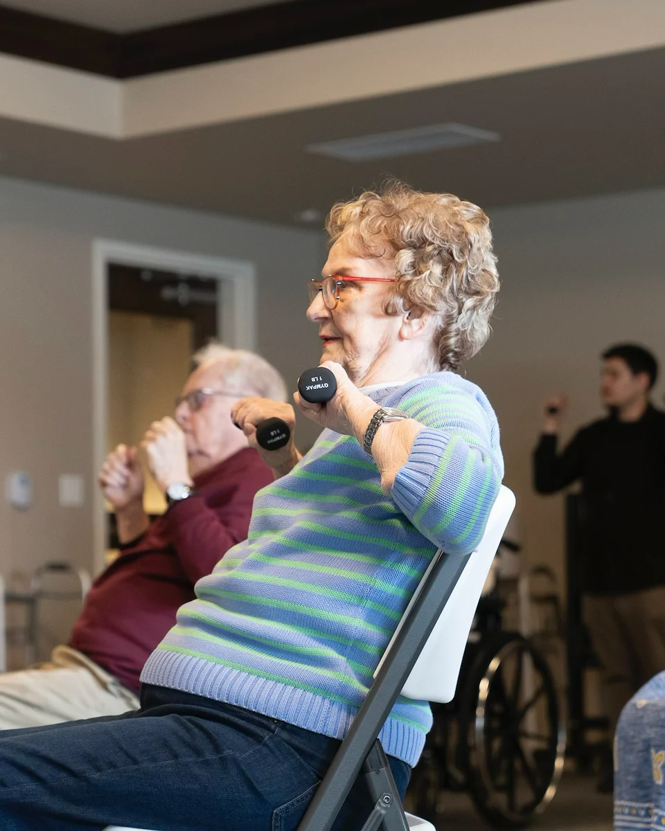 Fieldstone on Clear Creek fitness class