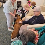 The Blake at Colonial Club residents celebrated National Pet Day with a lively pet parade