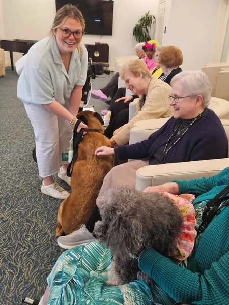 The Blake at Colonial Club residents celebrated National Pet Day with a lively pet parade