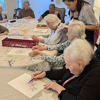 Activities and entertainment are thoughtfully designed to cater our residents’ needs.  The programs prioritize safety, engagement, cognitive stimulation, and emotional well-being.