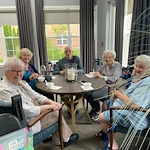 Pomeroy Living Orion happy residents enjoying each other's company