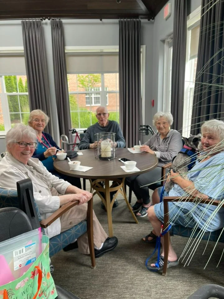 Pomeroy Living Orion happy residents enjoying each other's company