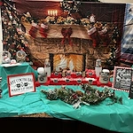 Christmas table decor