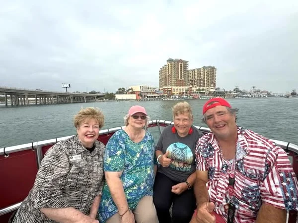 The Blake at Panama City Beach went on a lunch outing to the dolphin cruise
