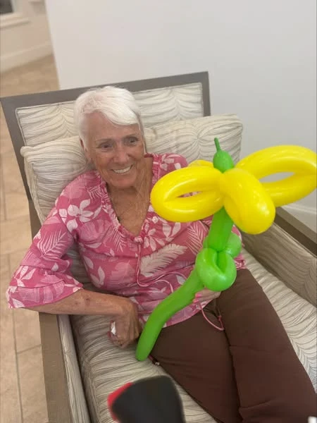 The Blake at Kingsport residents embracing creativity with  Star The Clown & Troupe with Character Costumes