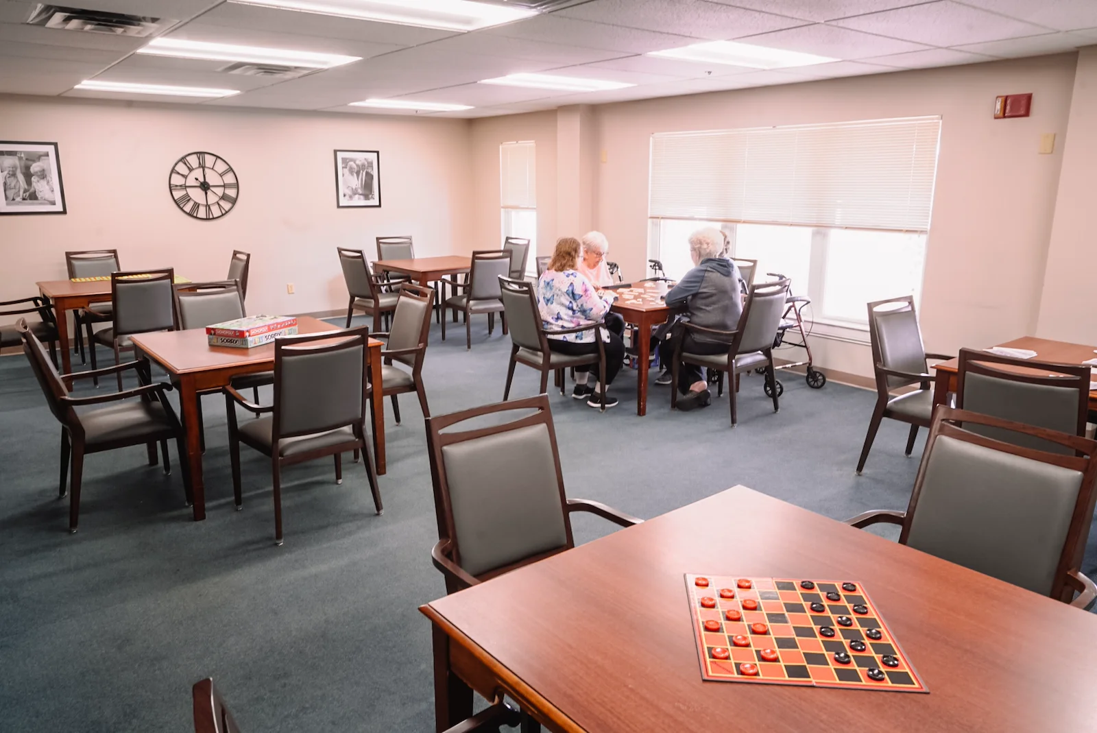 Friends playing games