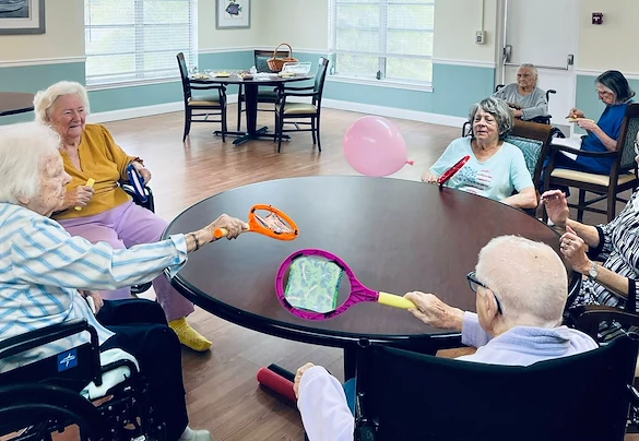 Hidden Lakes Senior Living Community Vero Beach, FL, residents staying active