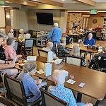 Noel Manor Retirement Living Verona, WI, residents enjoying each other's company