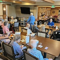 Noel Manor Retirement Living Verona, WI, residents enjoying each other's company