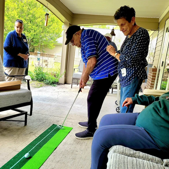 Charter Senior Living of Columbia fun activity for residents