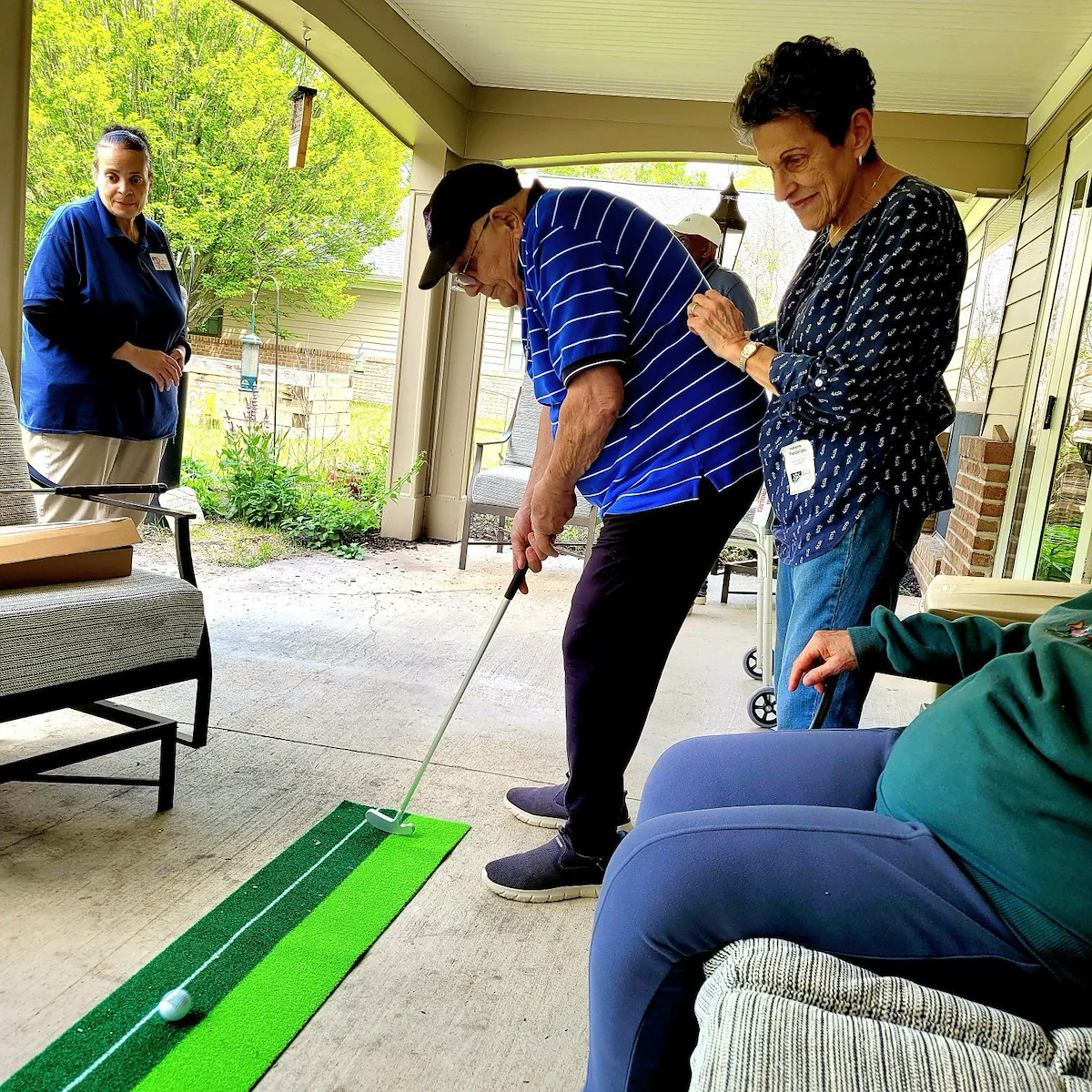 Charter Senior Living of Columbia fun activity for residents
