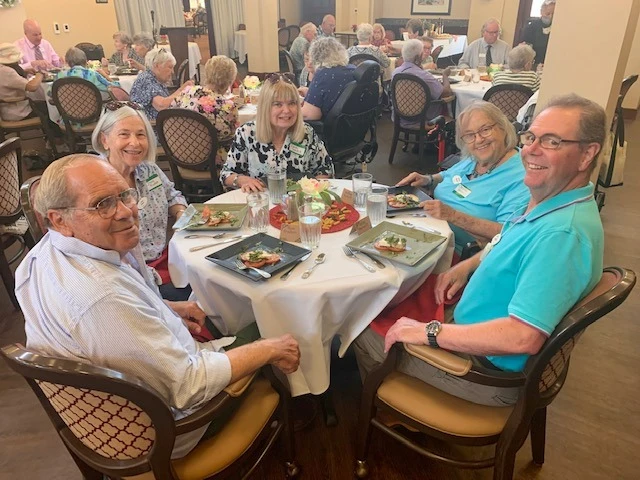 Covenant Living at Mount Miguel in Spring Valley, CA, residents enjoying good company