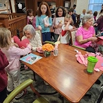 Allisonville Meadows Assisted Living offering assisted living, memory care, and respite care in Fishers, IN, residents interacting with kids in the community