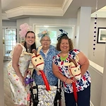 Bennett Place in New Albany, IN, fun celebration for the Kentucky Derby