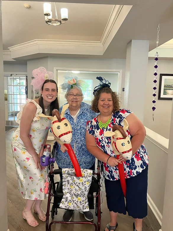 Bennett Place in New Albany, IN, fun celebration for the Kentucky Derby