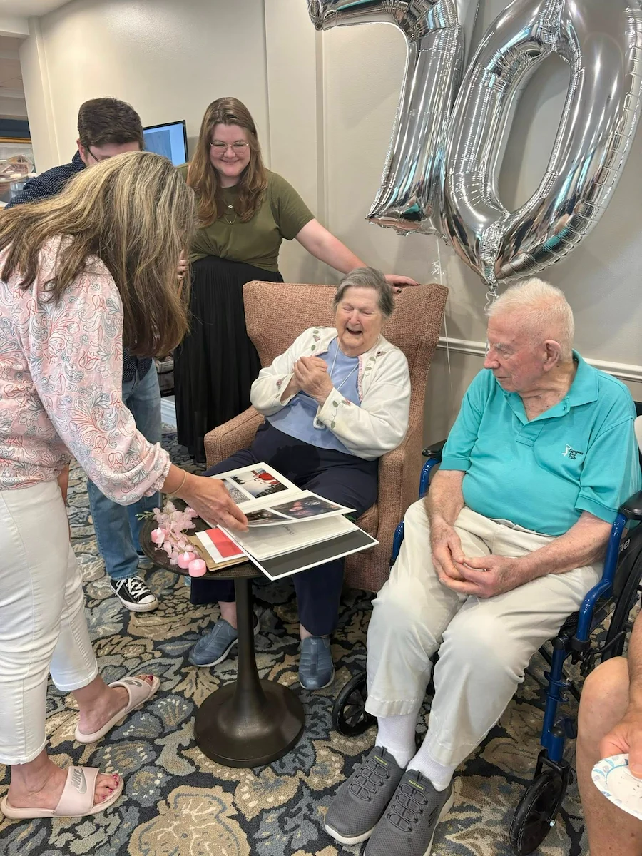Charter Senior Living of Danvers special celebration for residents