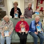 Parkrose Chateau Gracious Retirement Living Hawthorn Senior Independent Living in Portland, Oregon residents showing arts and crafts