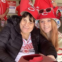 A day at the Reds game!