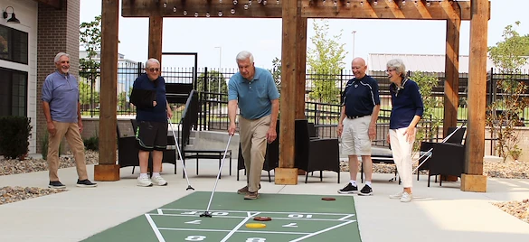 Outdoor games at Novel Place at Overland Park