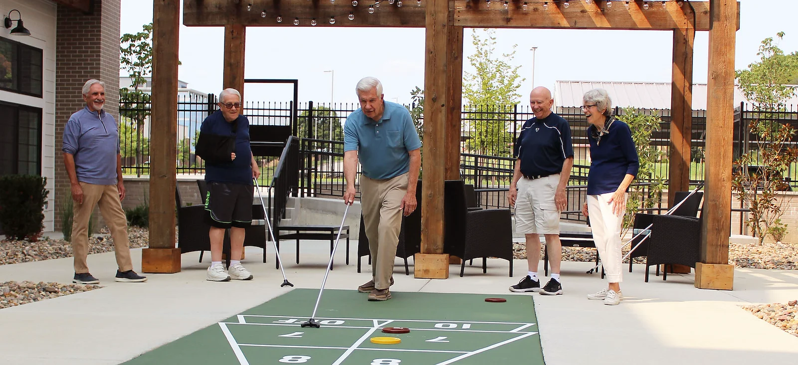 Outdoor games at Novel Place at Overland Park