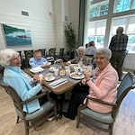 Charter Senior Living of Brookfield residents enjoy each other's company