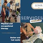 Lenox on the Lake senior living community offering assisted living and memory care in Lauderhill, FL, featuring services such as physical and occupational therapy, plus hair and nail care
