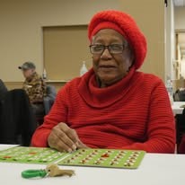 Ascension Living Alexian Village of Milwaukee Senior Living in Wisconsin resident playing bingo