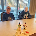 The Christmas creations of a couple Viva Senior Living residents