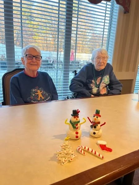 The Christmas creations of a couple Viva Senior Living residents