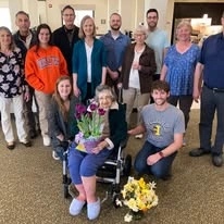 Capitol Ridge Gracious Retirement Living Hawthorn Senior Independent Living in Bristow, Virginia resident with family