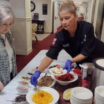 ice cream sundae bar at Stoneridge Gracious Retirement Living Hawthorn Senior Independent Living in Cary, North Carolina