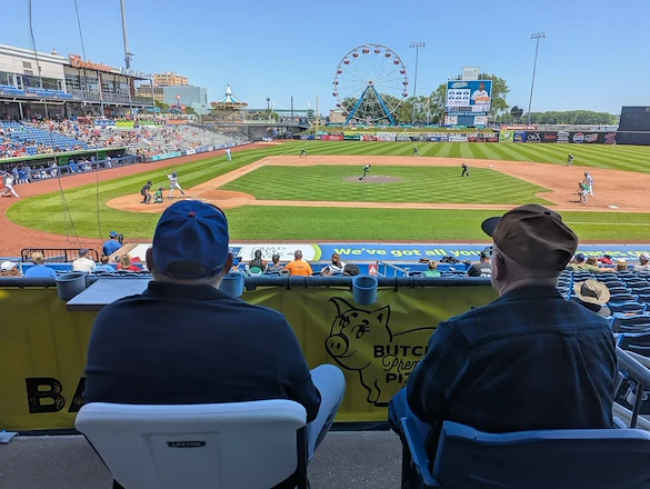 Park Vista Retirement Living North Hill East Moline, IL, outing to the ballpark