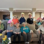 Charter Senior Living of Bay City residents have fun celebrating