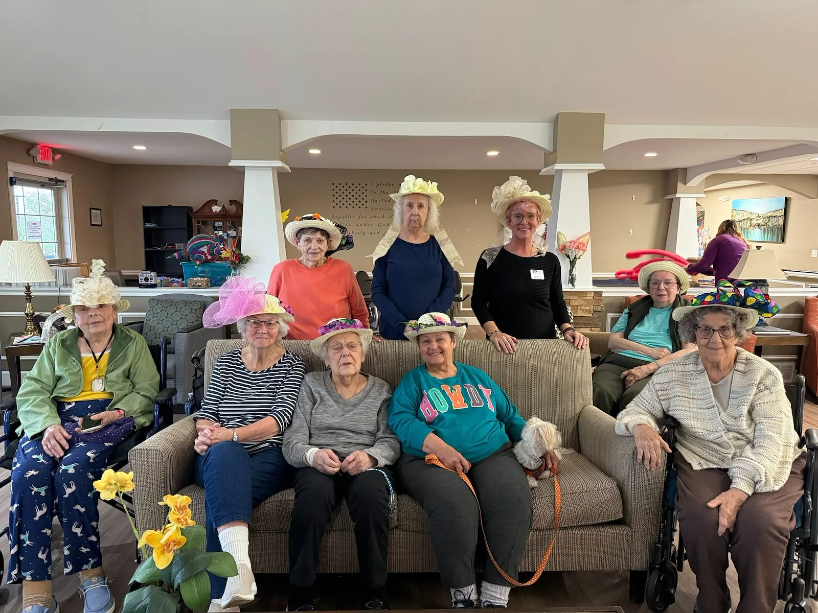 Charter Senior Living of Bay City residents have fun celebrating