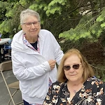 Despite the cold, residents of Village at the Oaks enjoying the community sponsored picnic