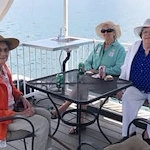 Camden Springs Gracious Retirement Living Hawthorn Senior Independent Living in Elk Grove, California residents sitting by the ocean