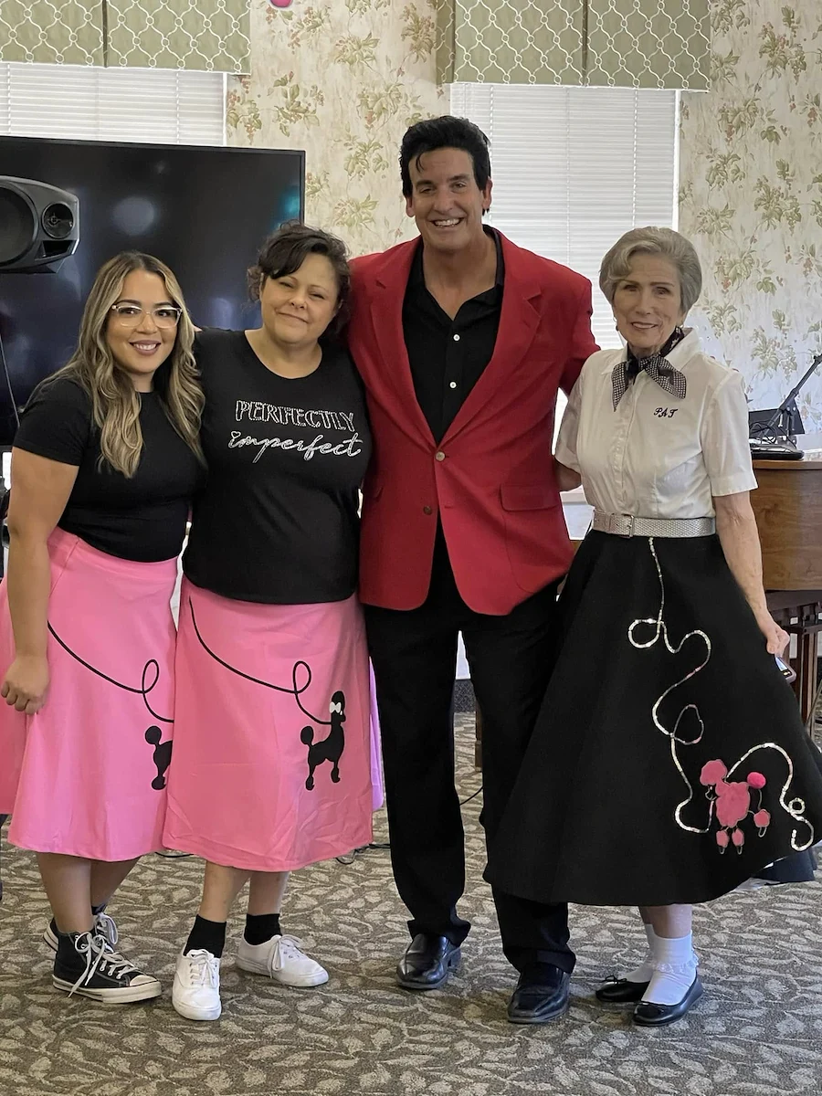 poodle skirts and elvis