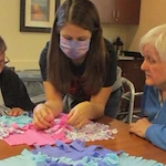 Harvester Place Residents Join Local High School Students for a “Day of Service”