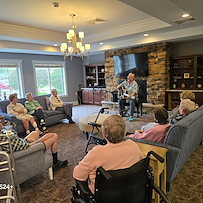 Charter Senior Living of Davison residents enjoying music