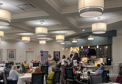 Bartlett Reserve Independent Living community activity - Bingo
