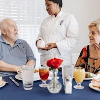 Fine dining at Carrollton Gardens